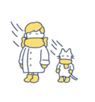 タロとノラのシンプルスタンプ（個別スタンプ：39）