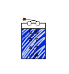 日常の白さんと一緒（個別スタンプ：15）