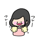 明るい 女の子（個別スタンプ：8）