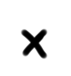 下手な字スタンプ（個別スタンプ：2）