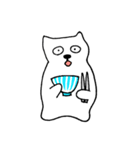 白クマネコ（個別スタンプ：37）