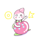 好奇心の強い 『ももちゃん』（個別スタンプ：1）