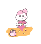 好奇心の強い 『ももちゃん』（個別スタンプ：7）