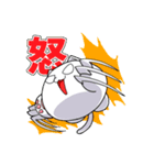 タマみたいでクロ―出しっぱなタマクロー（個別スタンプ：6）