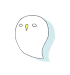 スタンプのおばけフクロウ.（個別スタンプ：1）