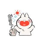 しろねこちびちゃん（個別スタンプ：3）