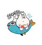 しろねこちびちゃん（個別スタンプ：4）