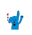 クズな青いウサギのスタンプ第二弾（個別スタンプ：16）