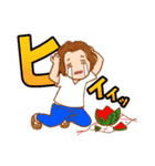 うさぎと暮らす男子（個別スタンプ：2）