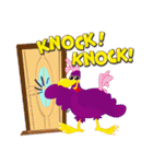 ノックノックの英語スタンプ（個別スタンプ：1）