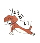 ビーグルmix犬☆Bettyの日常（個別スタンプ：2）