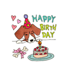 ビーグルmix犬☆Bettyの日常（個別スタンプ：20）