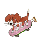 ビーグルmix犬☆Bettyの日常（個別スタンプ：24）