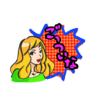 なにわガール アメコミ風（個別スタンプ：3）