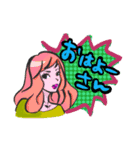なにわガール アメコミ風（個別スタンプ：4）