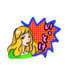 なにわガール アメコミ風（個別スタンプ：5）