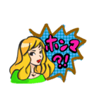 なにわガール アメコミ風（個別スタンプ：10）