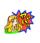 なにわガール アメコミ風（個別スタンプ：12）