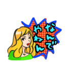 なにわガール アメコミ風（個別スタンプ：18）