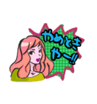 なにわガール アメコミ風（個別スタンプ：21）