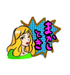 なにわガール アメコミ風（個別スタンプ：23）