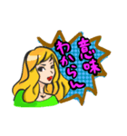 なにわガール アメコミ風（個別スタンプ：24）