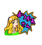 なにわガール アメコミ風（個別スタンプ：30）