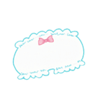 そふとくりーむのうえかもしれない生き物（個別スタンプ：24）
