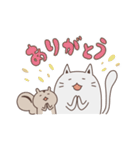 リスイチとネコすけ（個別スタンプ：8）