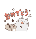 リスイチとネコすけ（個別スタンプ：10）