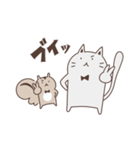 リスイチとネコすけ（個別スタンプ：14）