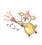 梅鹿のお祝いスタンプ（個別スタンプ：8）