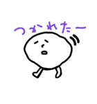 落書きの謎キャラ。（個別スタンプ：10）