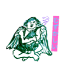 翼をもつコブトリさん（個別スタンプ：5）