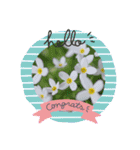 お花のスタンプ ちょこっと関西弁（個別スタンプ：1）