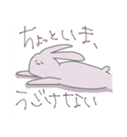 ユルいウサギ（個別スタンプ：1）