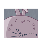 ユルいウサギ（個別スタンプ：4）