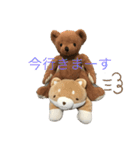 ハチさんとくま・3（個別スタンプ：13）
