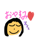 子供が作った女の子スタンプ（個別スタンプ：3）