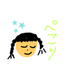 子供が作った女の子スタンプ（個別スタンプ：4）