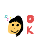 子供が作った女の子スタンプ（個別スタンプ：8）