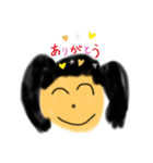 子供が作った女の子スタンプ（個別スタンプ：13）