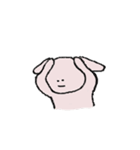 うさぎまんじゅうのスタンプ（個別スタンプ：25）