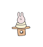 うさぎまんじゅうのスタンプ（個別スタンプ：37）