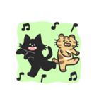 サバトラちゃんとクロネコちゃん（個別スタンプ：19）