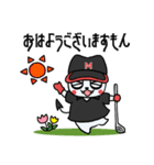 ますもんキャラのゴルフバージョンスタンプ（個別スタンプ：16）