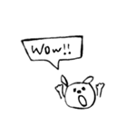 使える手書き犬スタンプ（個別スタンプ：14）