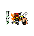 ドット絵 ネコブレイバー VS Vampire K.K.（個別スタンプ：40）