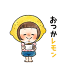 おかっぱ花ちゃん❤ダジャレ（個別スタンプ：11）