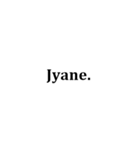 ただの黒のローマ字（個別スタンプ：39）